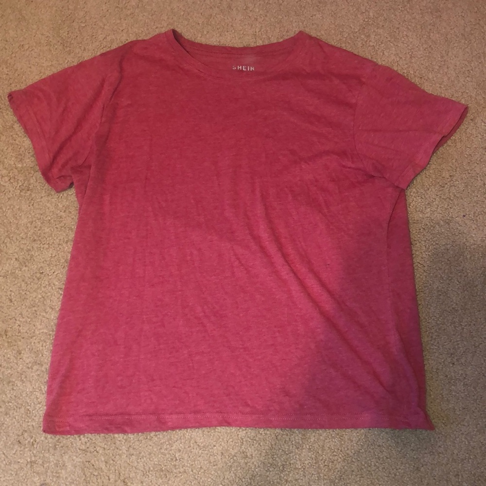 SHEIN XL Pink T-shirt
